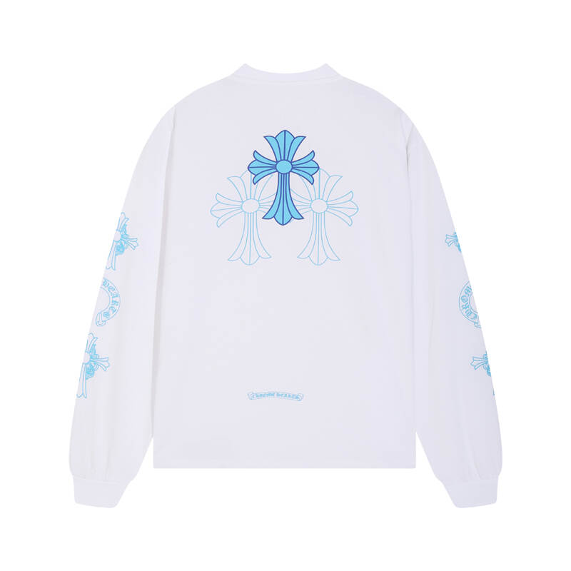 CHROME-HEARTS Men's Long-Sleeve T-shirt Sweatshirt K8018