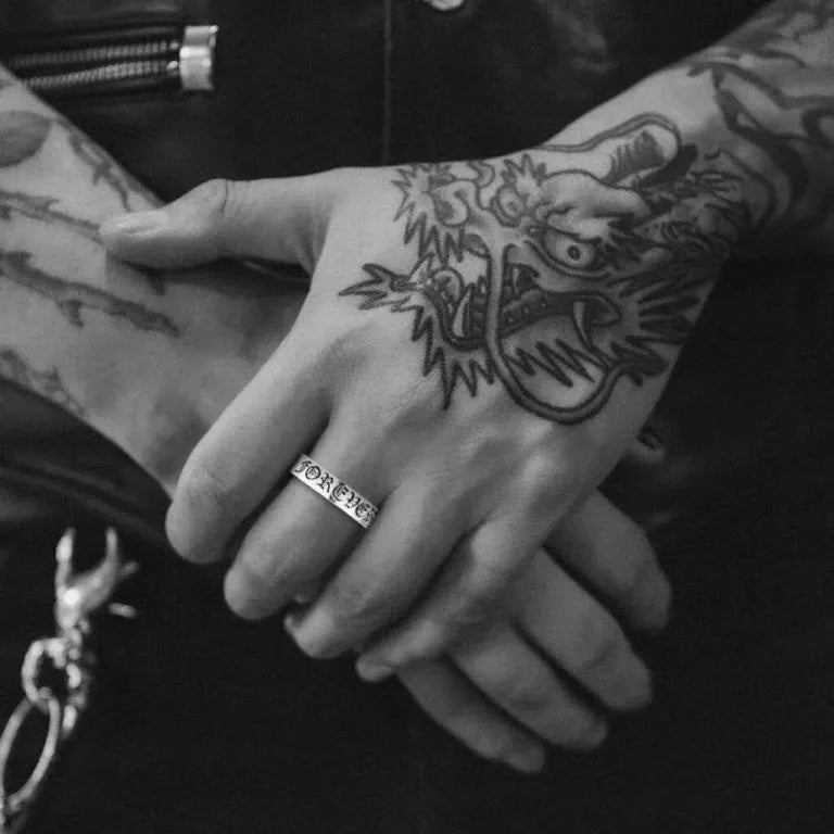 Chrome-Hearts 6MM CHROME HEARTS FOREVER RING – SPACER 5