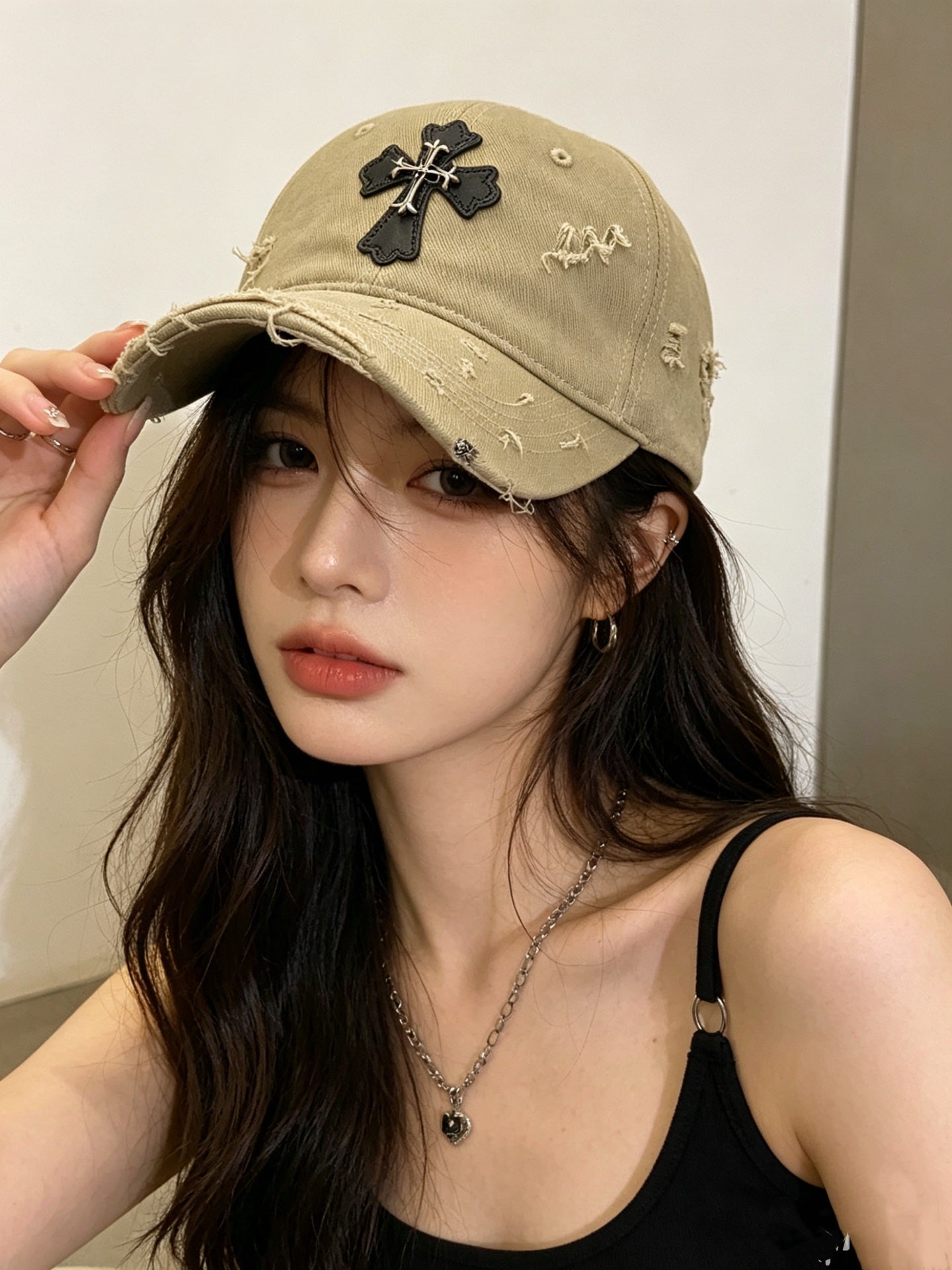 CHROME HEARTS Washed Baseball Cap