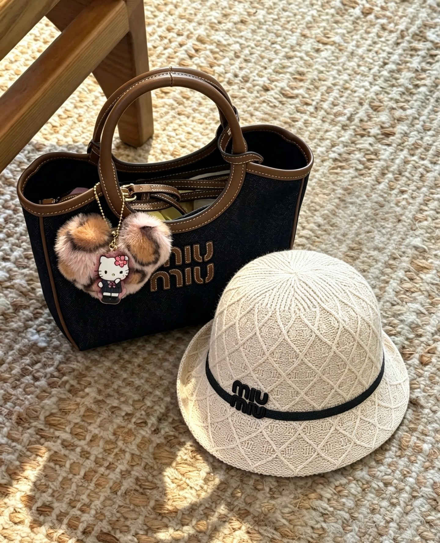 Miu Miu Knit Bucket Hat