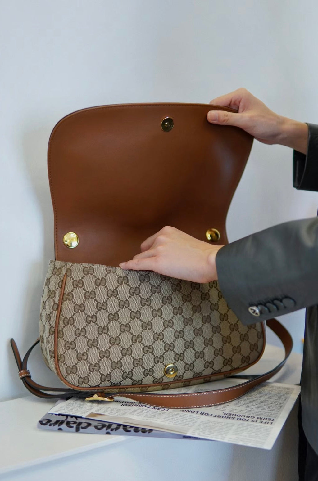 Gucci GG Emblem Mini Tote Bag – 815714