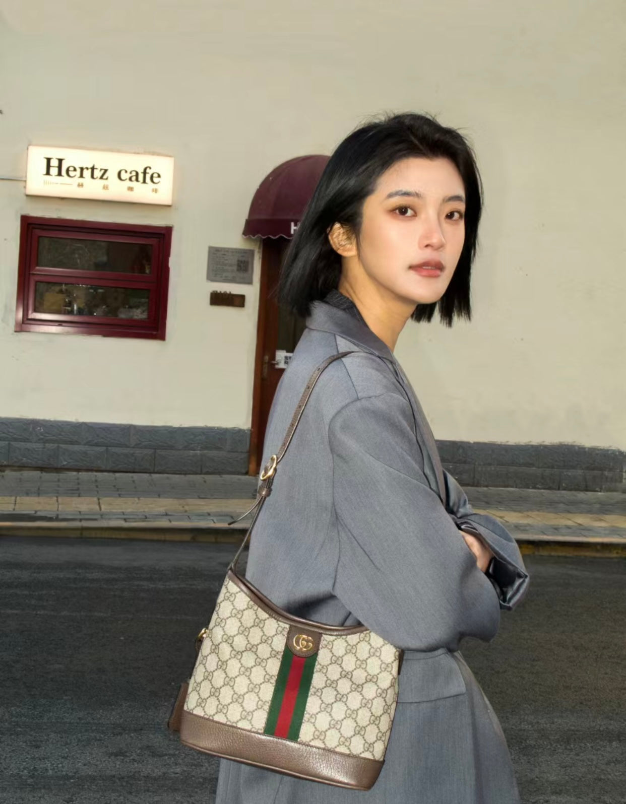 Gucci Ophidia GG Supreme Bucket Bag – 781402