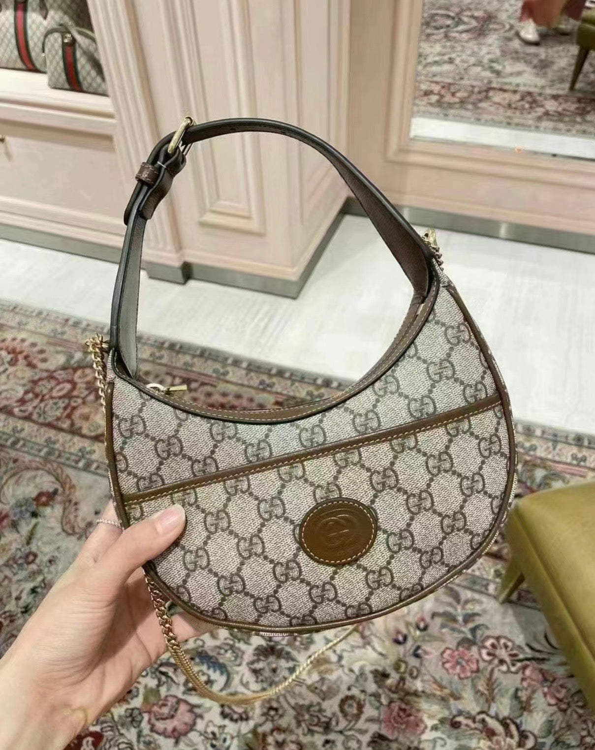 Gucci GG Retro Half Moon Bag – 726843