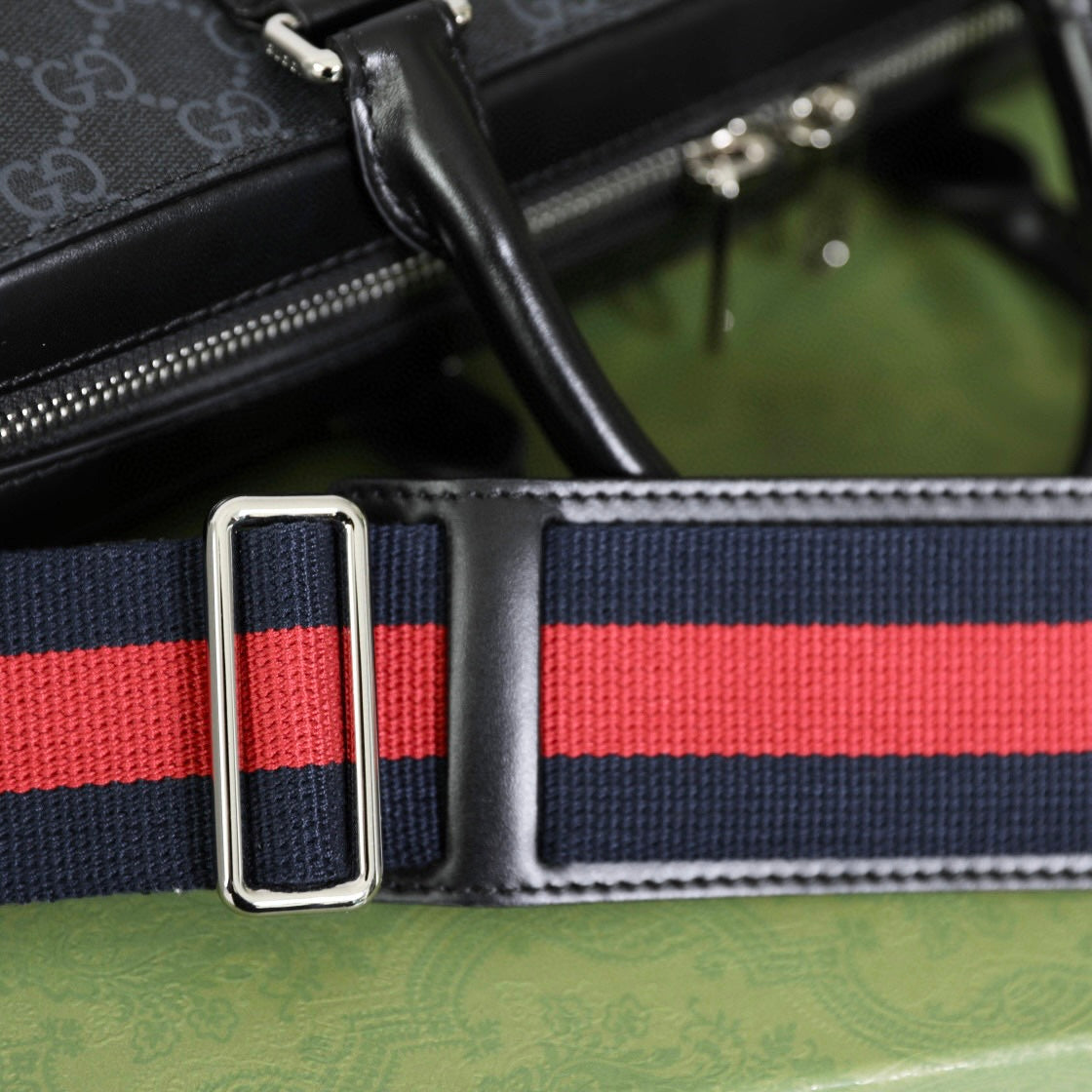 Gucci GG Black Briefcase – 474135