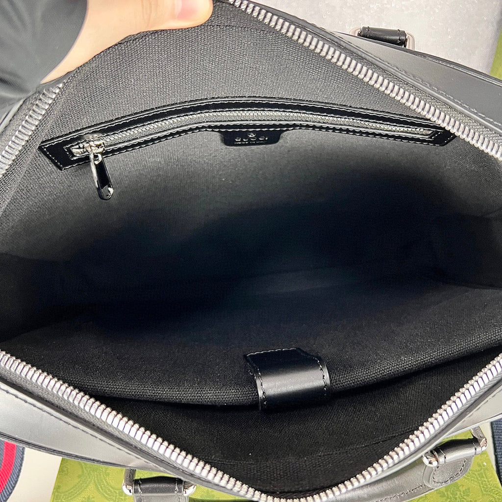 Gucci GG Black Briefcase – 474135