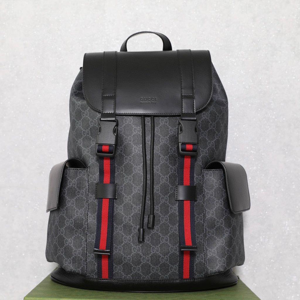 Gucci GG Black Backpack – 495563