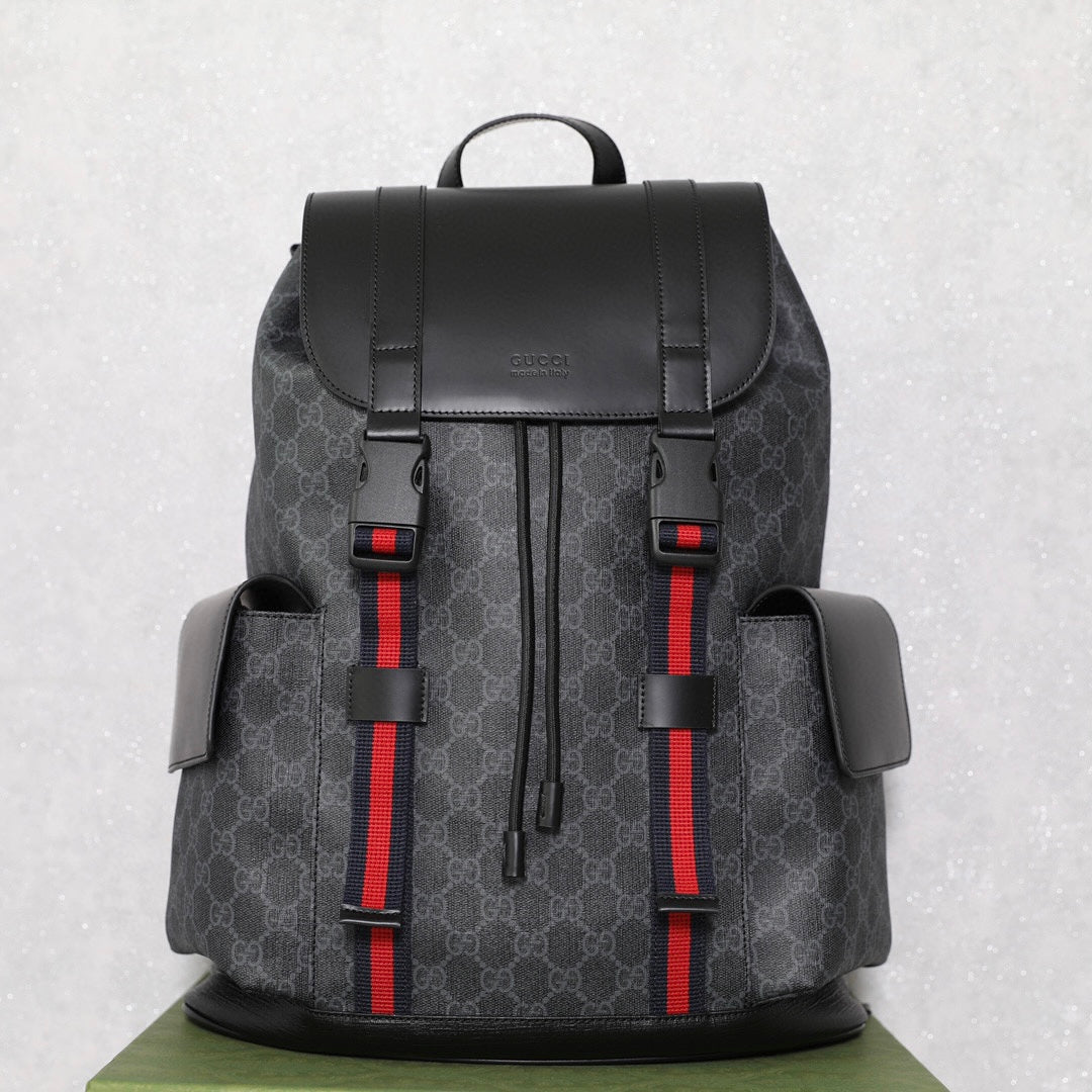 Gucci GG Black Backpack – 495563