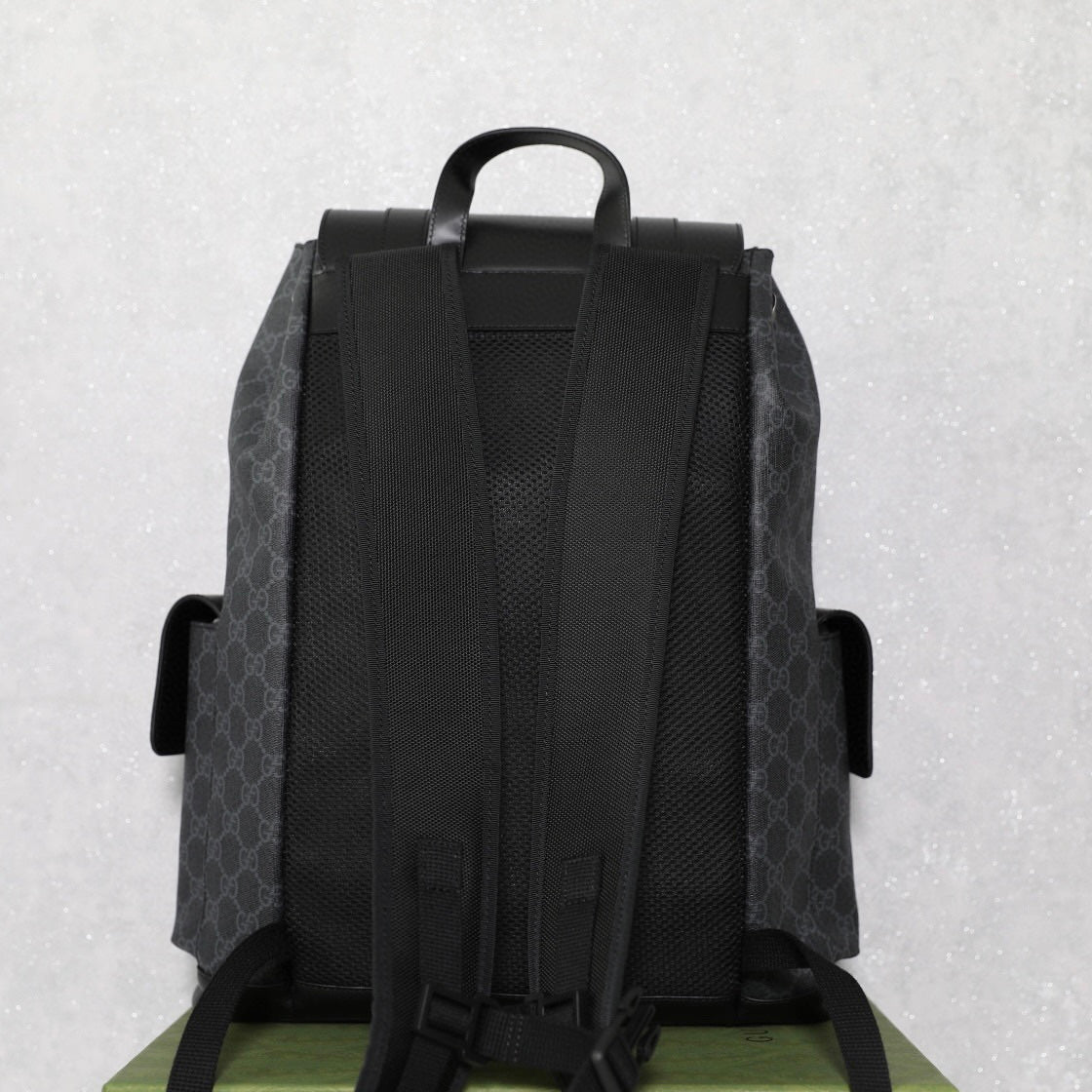 Gucci GG Black Backpack – 495563