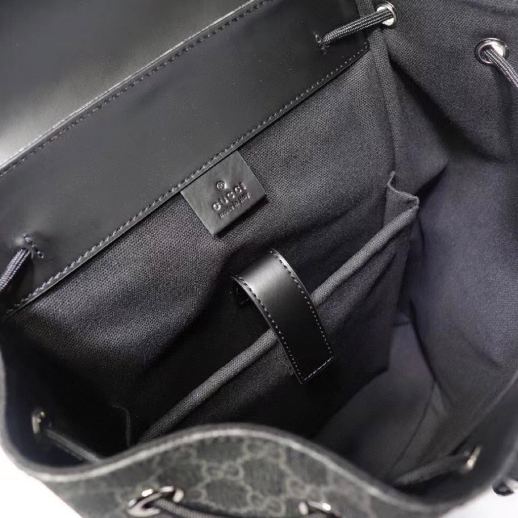 Gucci GG Black Backpack – 495563
