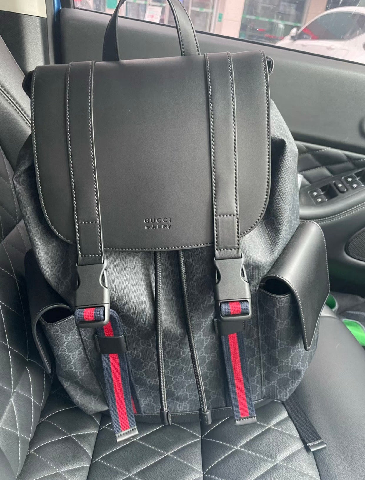 Gucci GG Black Backpack – 495563
