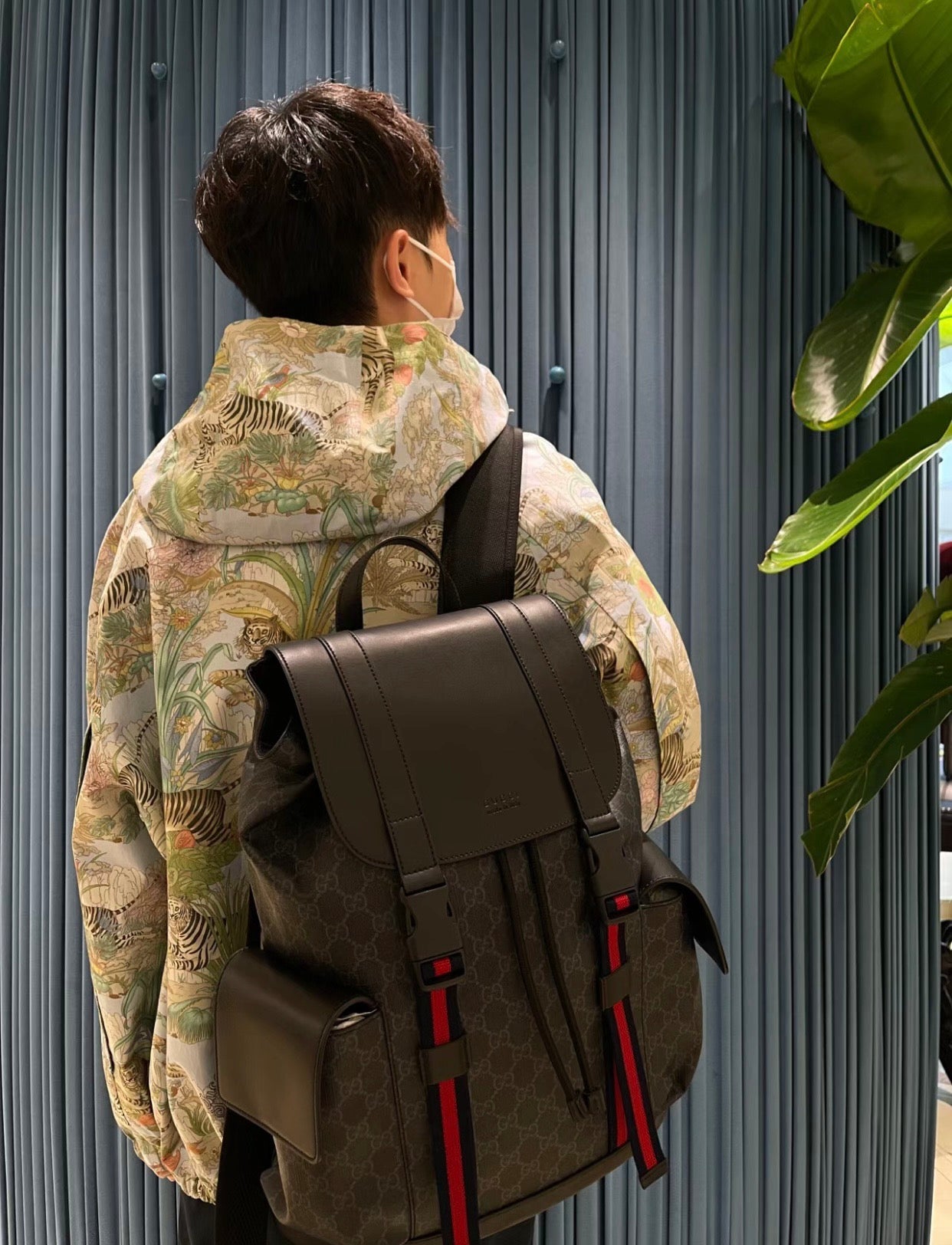 Gucci GG Black Backpack – 495563