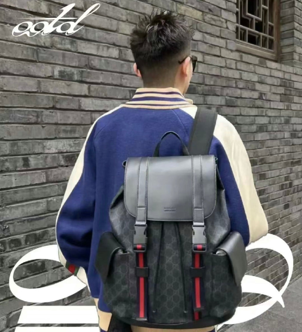 Gucci GG Black Backpack – 495563