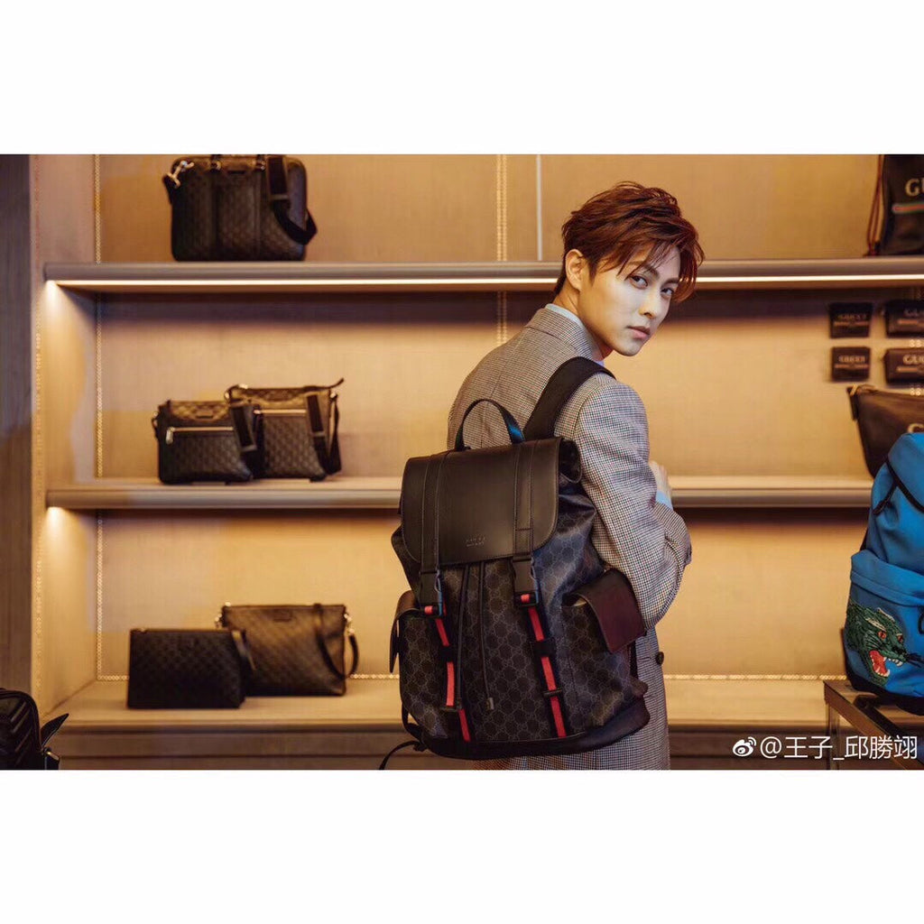 Gucci GG Black Backpack – 495563