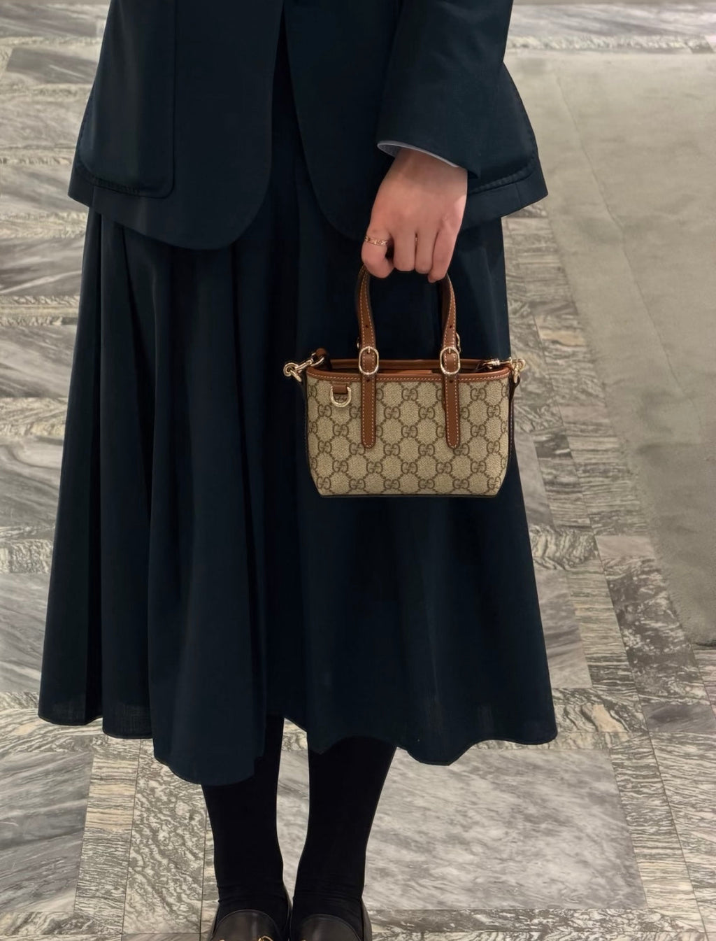 Gucci GG Emblem Mini Tote Bag – 855491