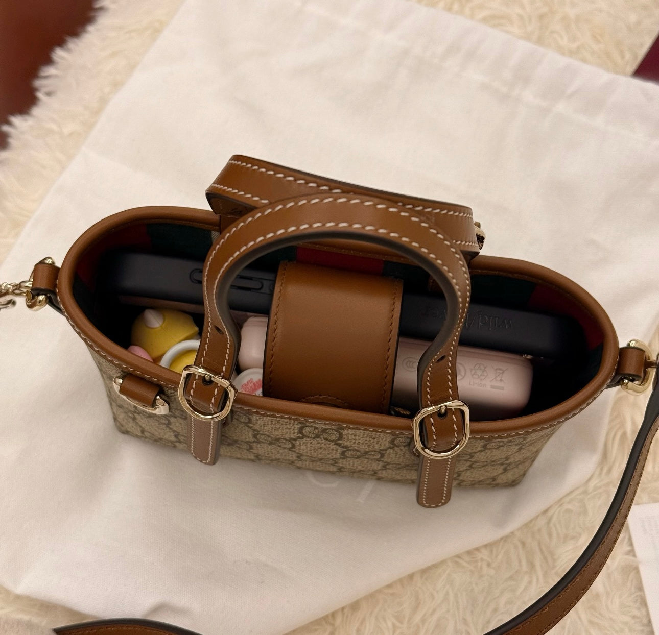 Gucci GG Emblem Mini Tote Bag – 855491