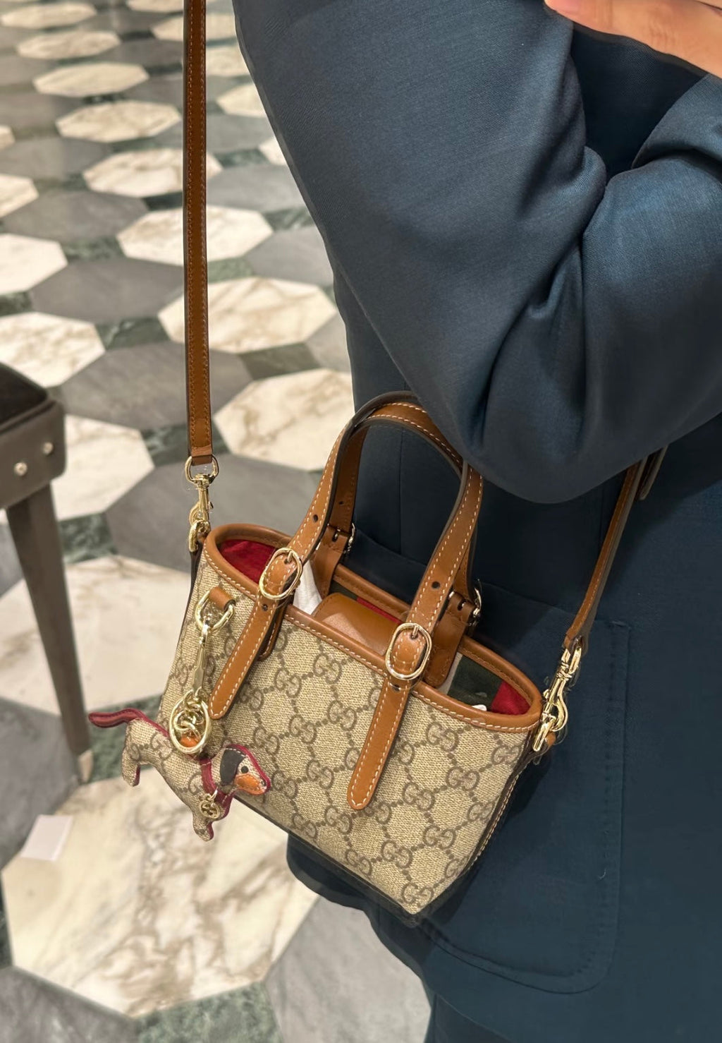 Gucci GG Emblem Mini Tote Bag – 855491