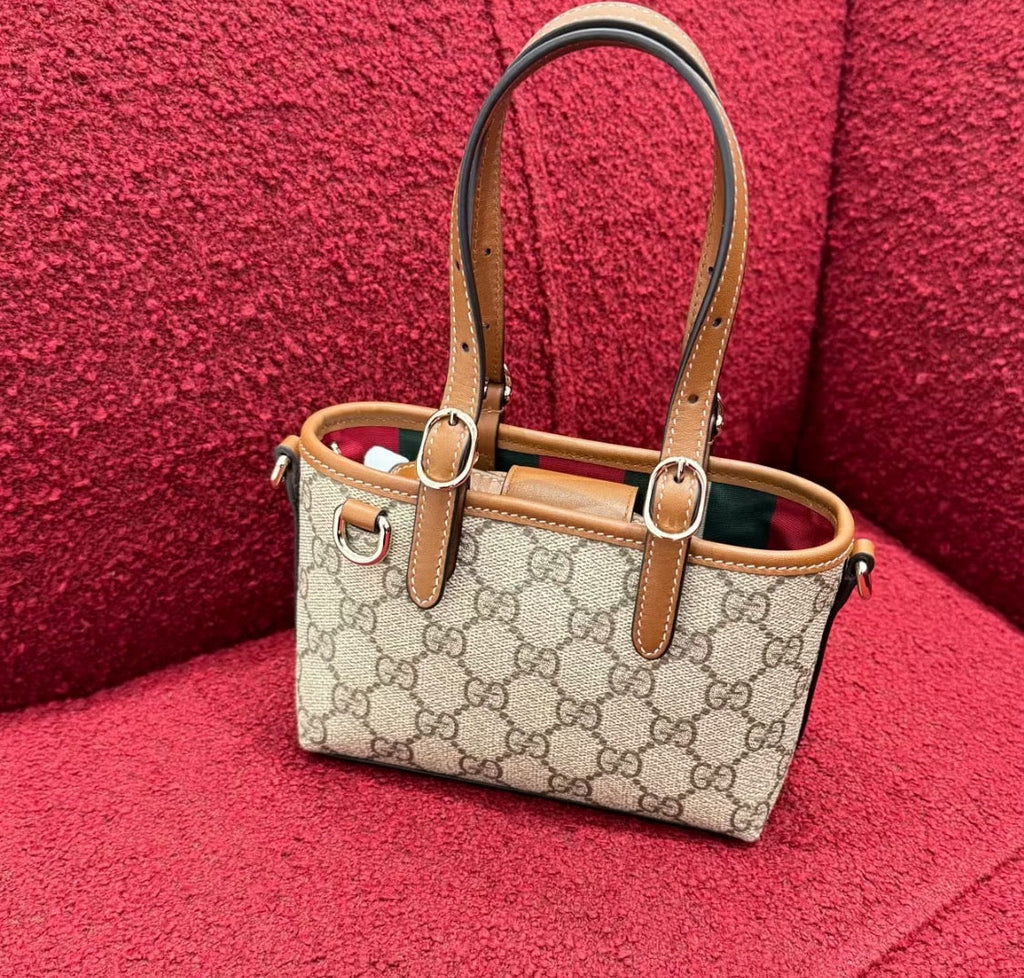 Gucci GG Emblem Mini Tote Bag – 855491
